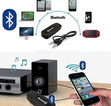 Car Bluetooth Wireless Adapter 3.5mm Jack Aux Cable car Bluetooth Audio Receiver with Earphone Hands-Free USB, Led, FM Transmitter, Gadgets, Charger, Music Receiver, Phone Receiver, by R.S.Studd 4