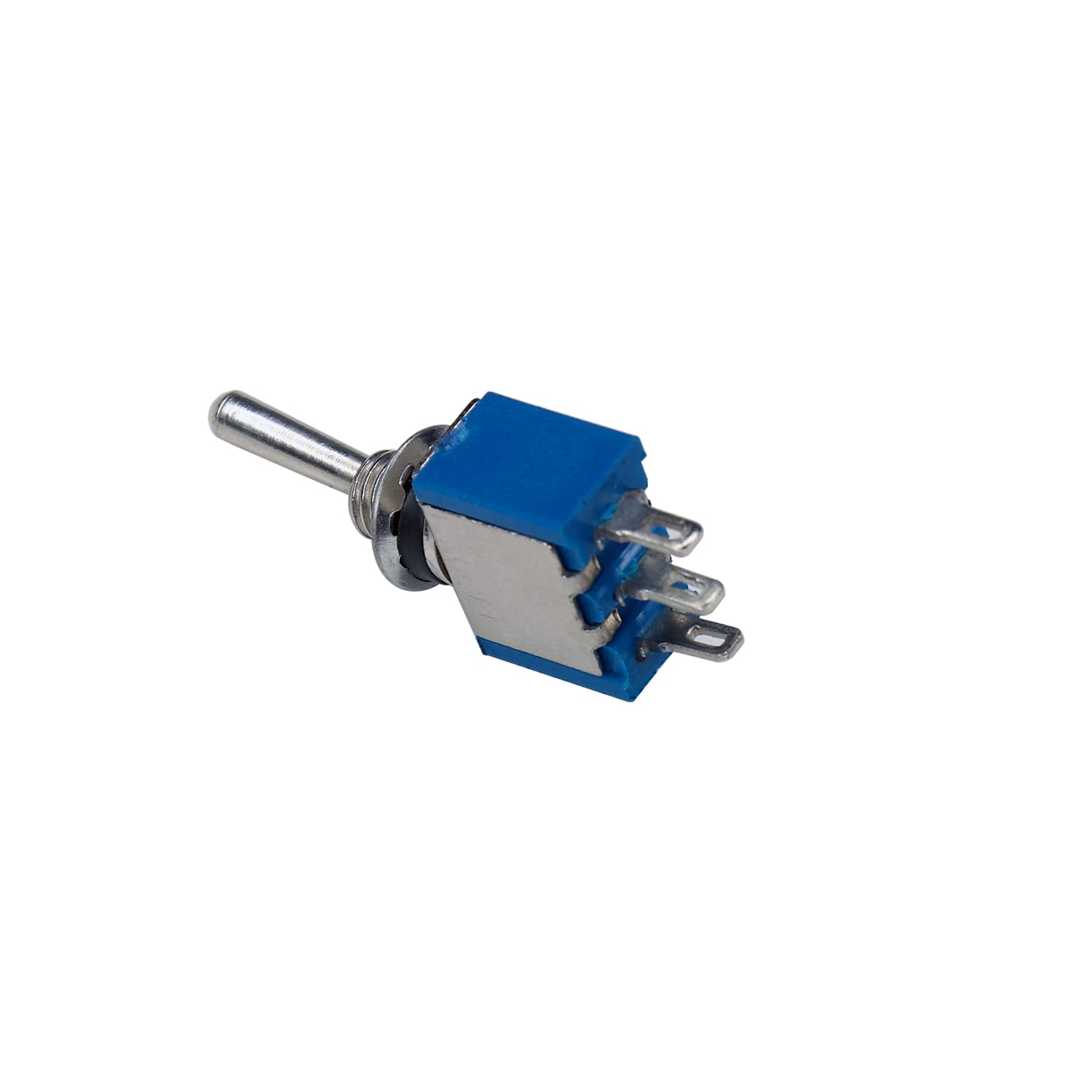 Electronic Spices 10pcs SPDT Mini Toggle Switch 3-Pin 2 Position ON/ON Miniature Toggle Switch 6A 125V AC 6