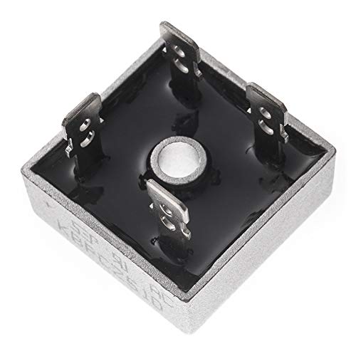 Bridgold 5pcs KBPC2510 2510 Bridge Rectifier Diode 25A 1000V Single Phase, Full Wave Electronic Silicon Diodes，4-Pin 2