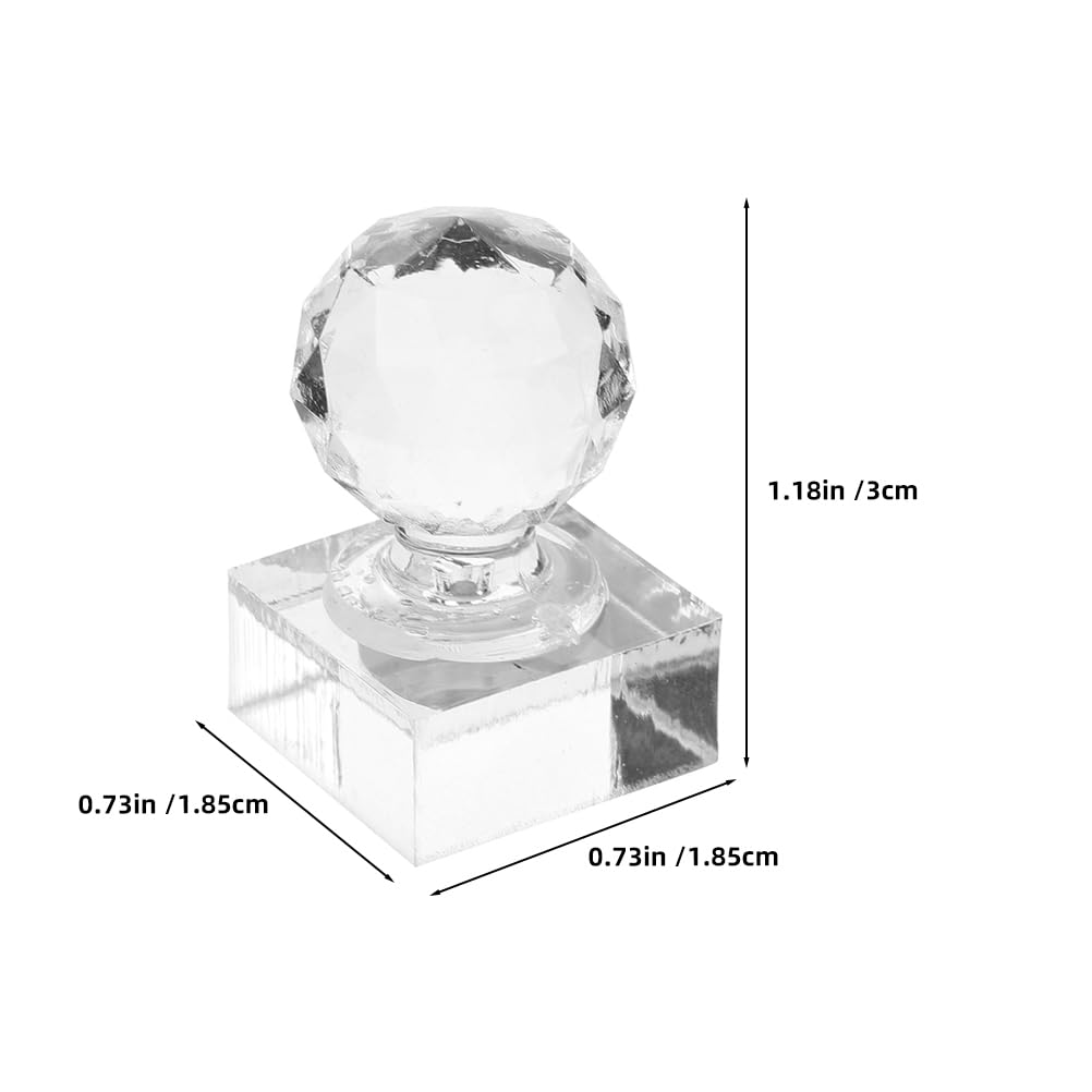 TOVINANNA 2pcs Pressing Tool Eye Shadow Empty Metal Pans Empty Eyeshadaw Boxes DIY Eyeshadow Making Kit Makeup Eyeshadow Tools Makeup Tool Empty Makeup Containers Acrylic Transparent 4