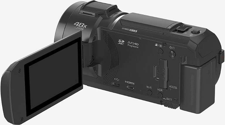 Panasonic Hc-V800 Hd Camcorder, 24X Leica Dicomar Lens, 1/2.5 Bsi Sensor, Three O. I. S. Stabilizer Systems, Wireless Twin-Camera Capture - Digital, Black 4