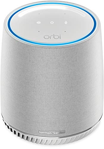 Netgear Orbi Voice Whole Home Mesh WiFi Satellite Extender - with Amazon Alexa and Harman Kardon Speaker Built in, AC2200 (RBS40V)