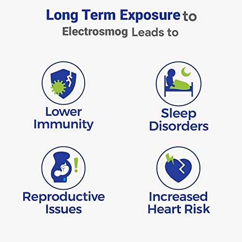 Envirochip Clinically Tested Patented Technology for Tablet, Wifi Router and PC Monitor | Reduces Stress | Kolum Design Spiral Silver 6