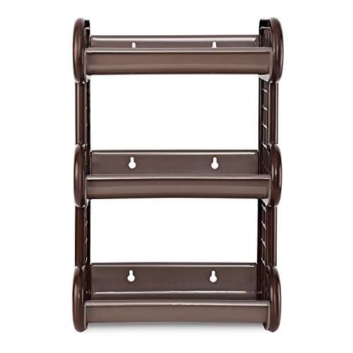 Cello Tokyo Plastic Storage Shelf, Brown 4