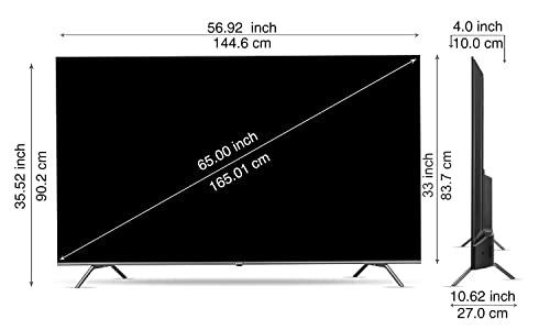 Sansui 165 cm (65 inches) 4K Ultra HD Smart QLED Google TV JSW65GSQLED (Black) 5