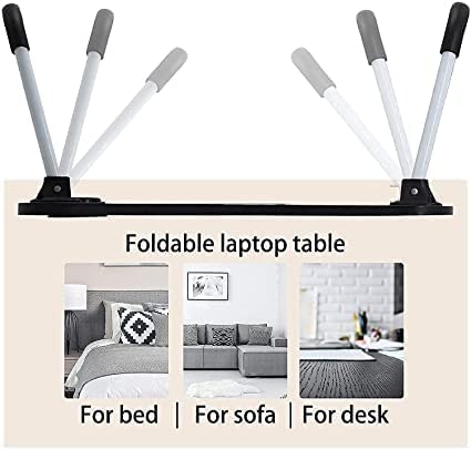 Technovibes Laptop Desk for Study and Reading with Foldable Non-Slip Legs Reading Table Tray, Laptop Stands, Laptop Desk,Foldable Study Laptop Table,Table (Pink) 6