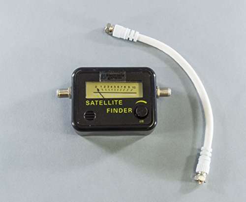 Analog Satellite Signal Finder Strength Meter with LNB to REC Connector and dB Level Control 4