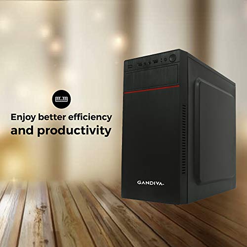 Gandiva Desktop Computer PC (Core i5 1st Generation CPU / 8GB DDR3 RAM / 500HB HDD/USB Keyboard & Mouse/WiFi) Pre Installed Windows 10 Professional (Trail Version) (18.5" Monitor) 6