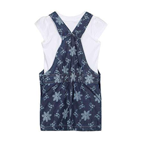 Peppermint Baby Girl's Synthetic Clothing Set (L-SS-DNG-1201-11215_Indigo_40 cm) 2