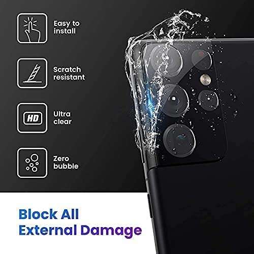 Vizitek Back Camera Lens Protector Tempered Glass Clear Camera Lens Guard 3D Ultra Thin High Definition Anti Scratch Camera For IPhone 14 4