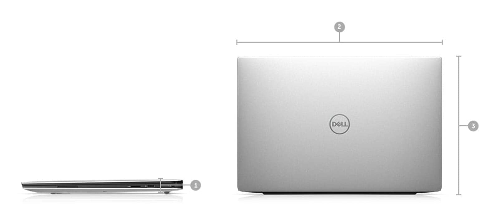 Dell XPS 9305 Laptop Touch | 13.3" 1920x1080 FHD | Core i5-1135G7-512GB SSD Hard Drive - 8GB RAM | 4 cores @ 4.2 GHz Win 11 Home Silver 2