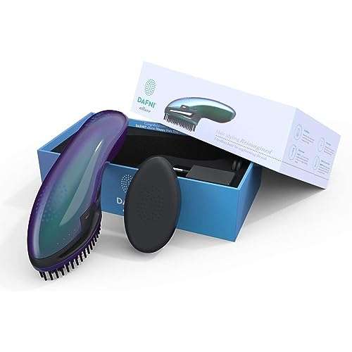 Dafni Allure Cordless Hair Straightening Brush, Style Upto Three Heads In One Charge, Extra Bristles For Extra Hair Control, Includes A Thermal Bag & Safety Cover, 240 Watts, Blue 1