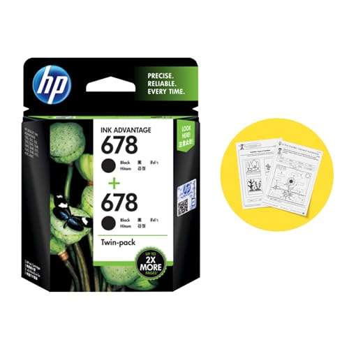 HP 678 2-Pack Black Original Ink Advantage Cartridges 1