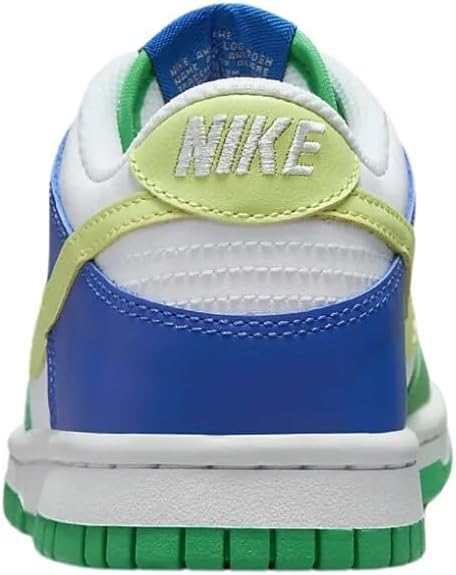 Nike Boy's Dunk Low (Big Kid) Blue Joy/Bright Mandarin/White/Black 4 Big Kid M 3