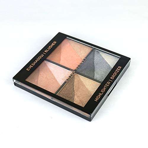 Swiss Beauty Eyeshadow | Blusher | Highlighter | Bronzer Multi Purpose Palette 04 3