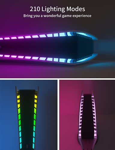 LED Lights for Playstation 5 Console, RGB PS5 LED Light DIY Accessories with Bluetooth &Sync Music& 400 Effects 8 Colors for Playstation 5 Console with App Control,Remote, USB 3 Control 5