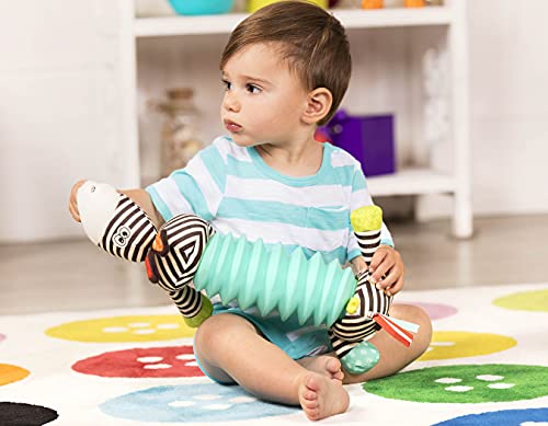 B. baby – Sensory Zebra Plush – Zebra Accordion – Interactive Stuffed Animal – Musical Baby Toy – 6 Months + – Squeezy Zeeby 2