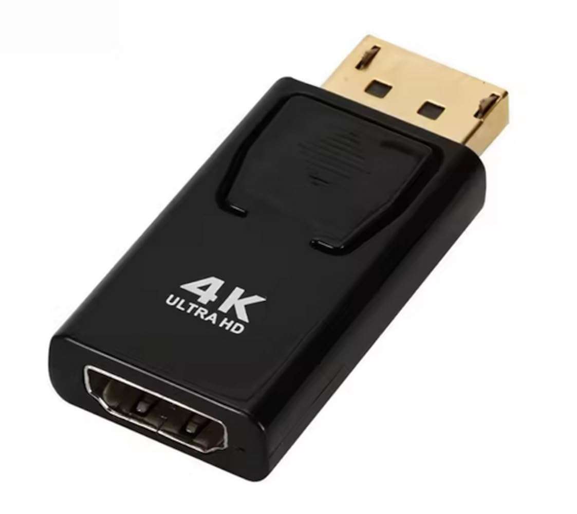 Kyper USKyper-544K 10 Pack Displayport to HDMI Adapter 4K 24K Gold Plated DP Male to HDMI Female Converter Uni-Directional Converter Compatible for Lenovo, HP, Dell & Most DP Out Devices (10) 4