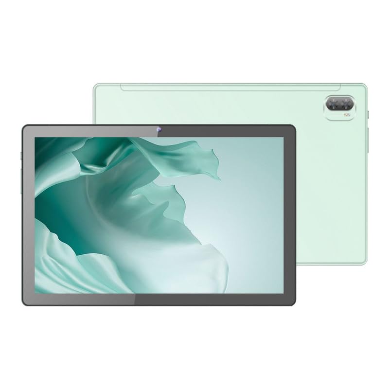 IKALL N18 Pro Tablet, 10.1'' IPS HD Plus Display, Octa-Core Processor, 4GB RAM, 64GB Storage, 6000mAh Battery, 4G, Wi-Fi + LTE, Voice Calling, 8MP + 13MP Camera, Android Tablet (Pastel Green) 3