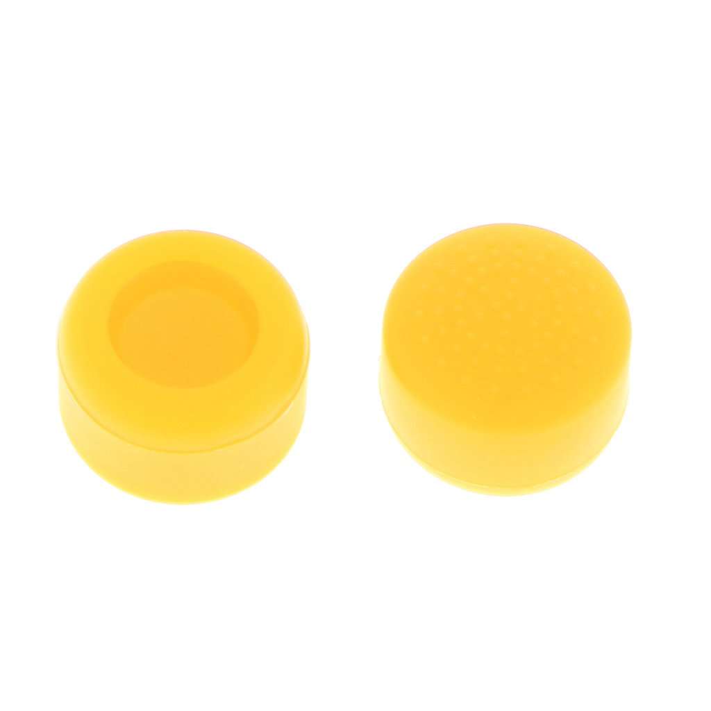 Phenovo 2pcs Controller Thumb Stick Protect Grip Cap Cover for Sony Playstation PS4 yellow [video game] 1