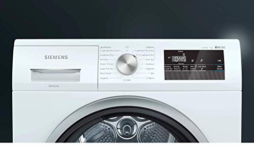 Siemens 7 kg Fully Automatic Front Loading Dryer (WT46N203IN, White) 2