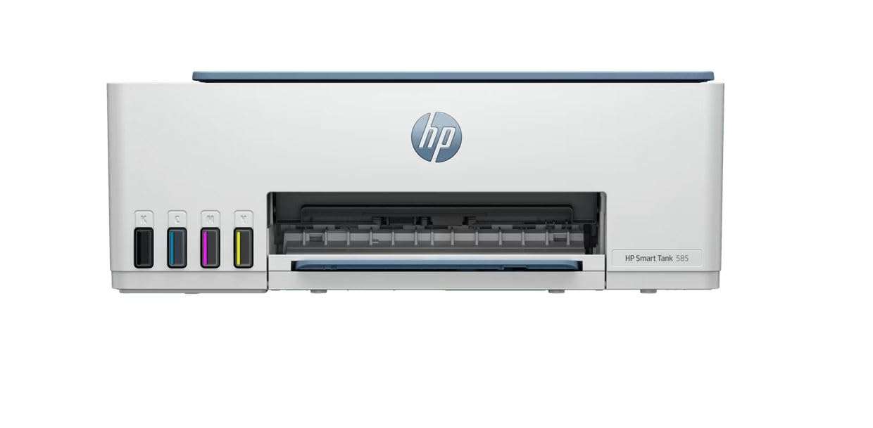 HP Smart Tank 585 All-in-one WiFi Colour Printer (Upto 6000 Black and 6000 Colour Pages Included in The Box). - Print, Scan & Copy for Office/Home 1