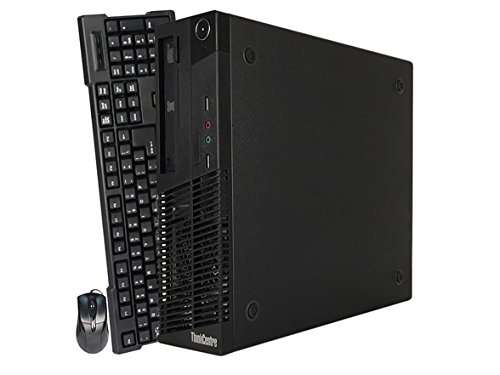 Lenovo ThinkCentre M75E SFF Business Desktop Computer, AMD Athlon II X4 640 3.0GHz, 8G DDR3, 1T, DVD, WiFi, Bluetooth 4.0, VGA, DVI, Win 10 64-Bit Supports English/Spanish/French(AMD)(Renewed) 2