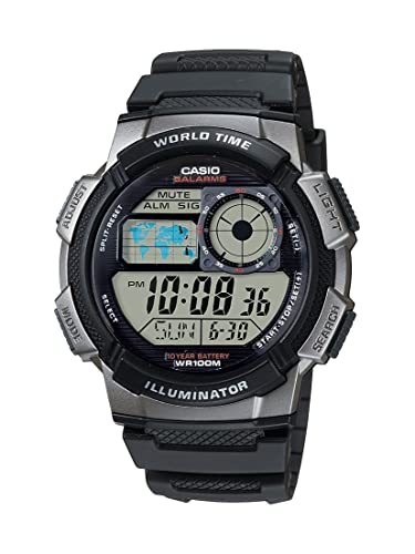 Casio Youth Series Digital Black Dial Men's Watch - AE-1000W-1BVDF(D081)