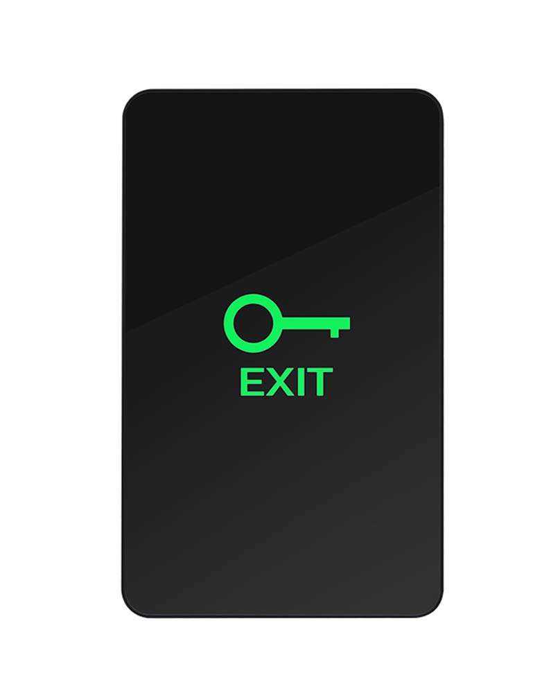 LBS Black Touch Sensor EXIT Button NO/NC/COM Output Switch Button Gate Opener with LED Indicator for Access Control Security System 3