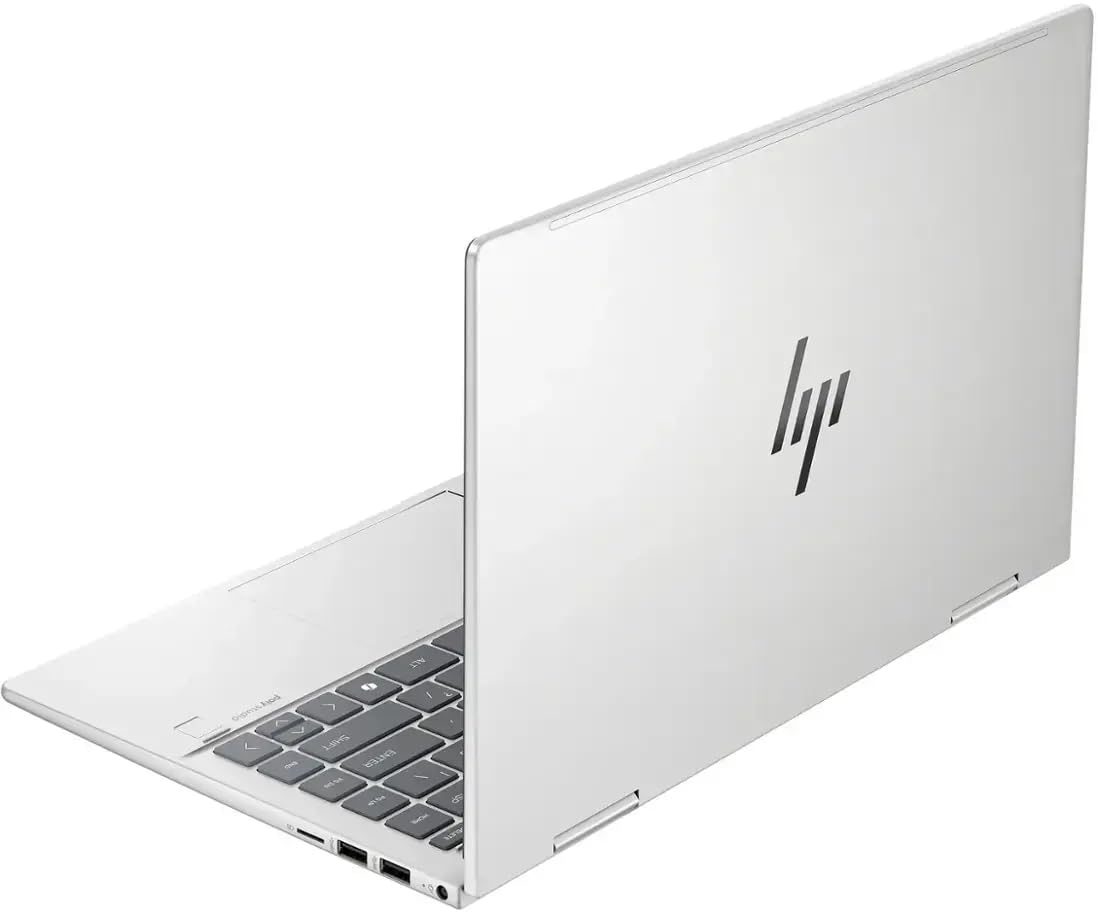 HP Envy x360 2-in-1 Laptop 2024, 14" FHD IPS Touchscreen, Intel 5 120U 10-Core, Intel Graphics, 8GB DDR4 2TB SSD, Backlit Keyboard, Fingerprint, Wi-Fi 6E, Card Reader, Win10 Pro, COU 32GB USB 5