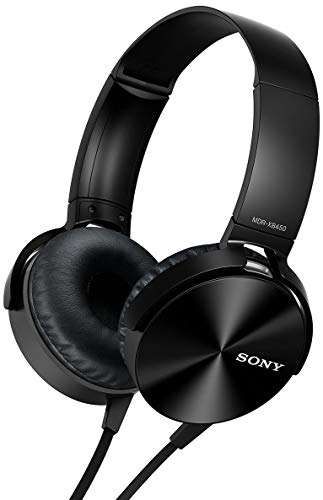 Sony MDR-XB450 On-Ear EXTRA BASS Headphones (Black) 1