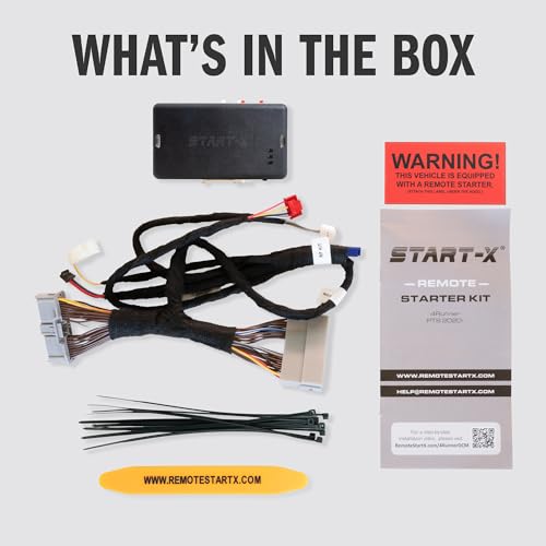 Start-X Remote Starter Kit for 2020-2024 4Runner Push to Start || 3X Lock to Remote Start || Zero Wire Splicing! 4