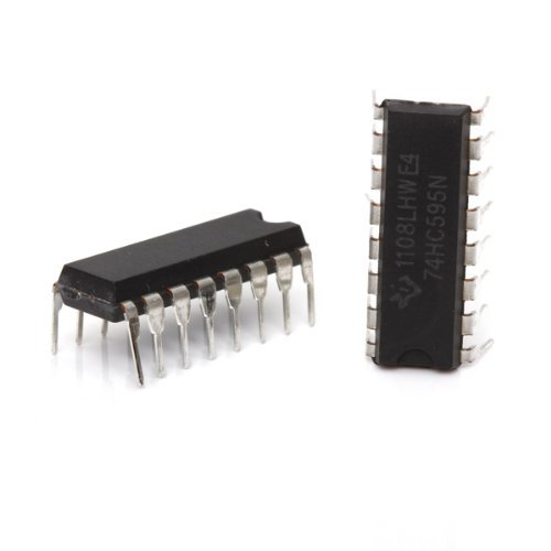 Invento 4x 74HC595N 74595 8 Bit Shift Register IC for LED Matrix based DIY Projects 1