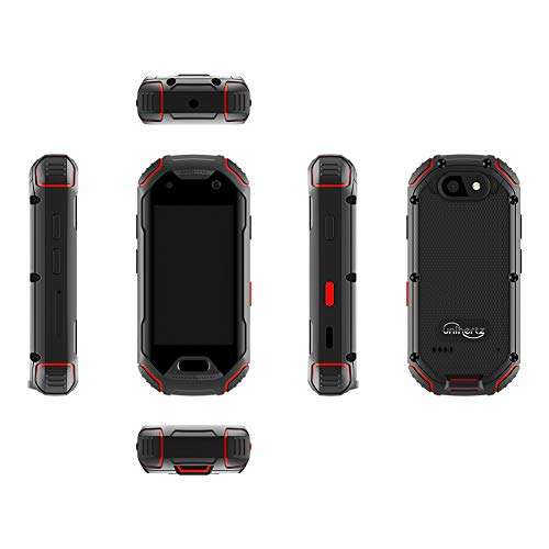 Unihertz Atom - The World's Smallest 4G Rugged Smartphone with Android 9.0 Pie, Unlocked, 4GB RAM, and 64GB ROM (T-Mobile & Verizon Support) 4