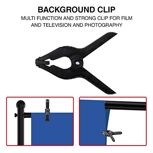 TBGFPO 10 x 8 ft Adjustable Background Stand Kit, Portable Photography Trade Show Photo Booth Background for Parties with Carrying Bag 6