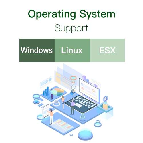XZSNET 10Gb Ethernet Network Card with Intel X550 Chip, 10G PCIe NIC Compare to Intel X550-T2 Converged Network Adapter, Dual RJ45 Copper Ports, PCI Express X4 6