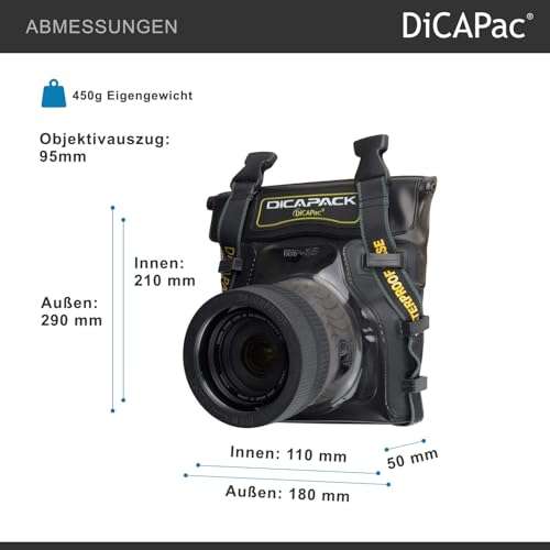 DiCAPac WP-S5 Waterproof Case for Digital SLR Cameras 3
