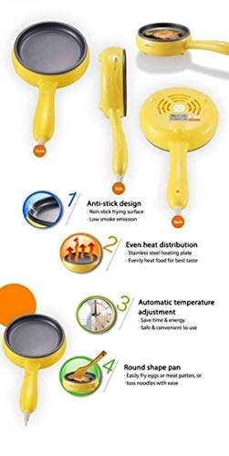 MR BRAND CREATION Egg Boiler Electric Automatic Off 7 Egg Poacher for Steaming, Cooking, Boiling and Frying, Multi Color with handle 4