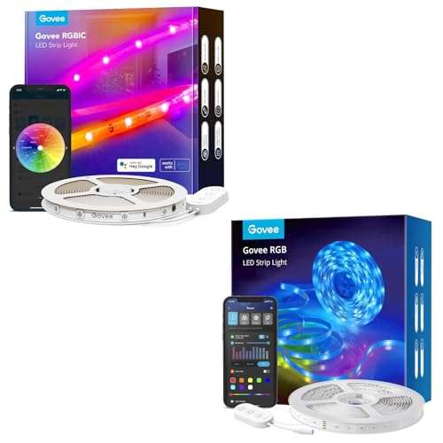 Govee RGBIC LED Strip Lights 16.4ft Bundle Smart RGB LED Strip Lights 16.4ft 1