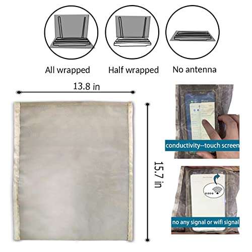 Wifi Blocker Wifi Router Cover Smart Meter Cover eMf Shield faraDay Bag Router faraDay Box eMf Blocker eMf Protection 5G Card Holder 5