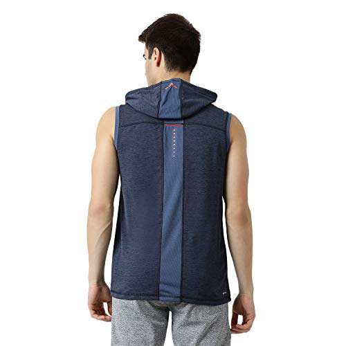 ROCK.IT Men's Plain Active Base Layer Shirt (2190100401-1_Navy 44) 3