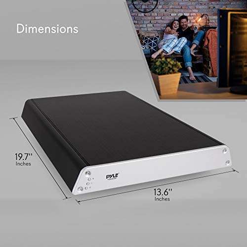 Pyle Surround Sound TV Sound Bar - Bluetooth Compatible Wireless Soundbar for TV w/Built-in Subwoofer Speaker - Television Sound Bar System w/LCD/Digital Optical Audio/RCA/AUX/USB - PSBV820BT, Black 6