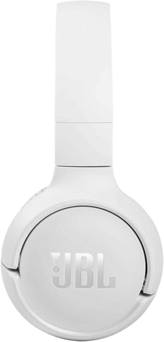 JBL Bags JBL Tune 510BT Wireless On-Ear Headphones (White) with Purebass Sound, Charging Cable, Wall Adapter and Cleaning Cloth 4