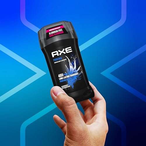 Axe Deodorant Stick for Men For Long Lasting Odor Protection, Phoenix Crushed Mint & Rosemary Men's Deo, Aluminum Free 3.0 oz 5