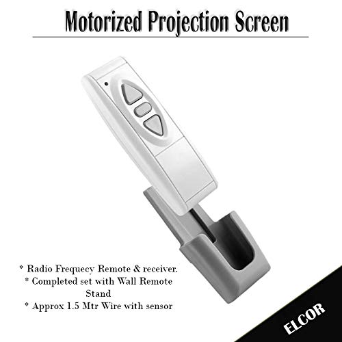 ELCOR® PRO series Automatic Motorised Remote controlled Projector Screen, 220- Inches Diagonal in 16:09 wide fromat, 9ft. height x 16ft.width, UltraHD,3D Active, 4k technology 3