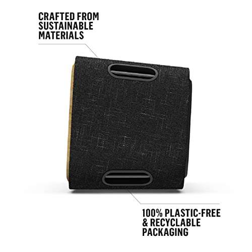 House of Marley Get Together 2: Portable Speaker with Wireless Bluetooth Connectivity, 20 Hours of Playtime and Sustainable Materials, IP65 Dust and Water Resistance, Signature Black 3