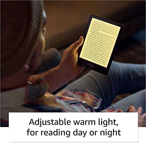 Amazon Kindle Paperwhite (8 GB) – Now with a larger display, adjustable warm light, increased battery life, and faster page turns – Black 3