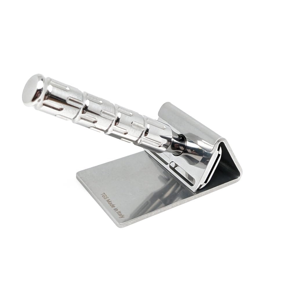 The Goodfellas' Smile 304 Stainless Steel Double Edge Safety Razor Stand, Compatible with all Standard Safety Razor Models & Brands 3