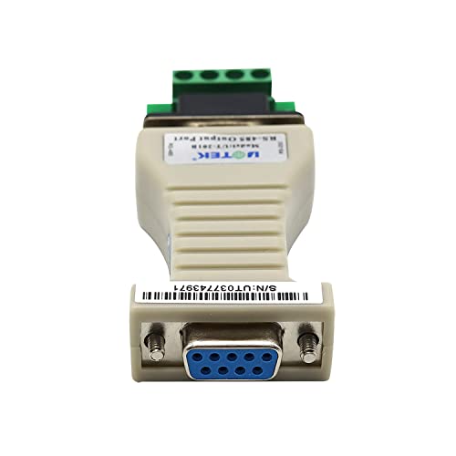 UOTEK Mini RS232 to RS485 Converter Adapter RS-232 to RS-485 Serial Converter Port-Powered UT-201B 4