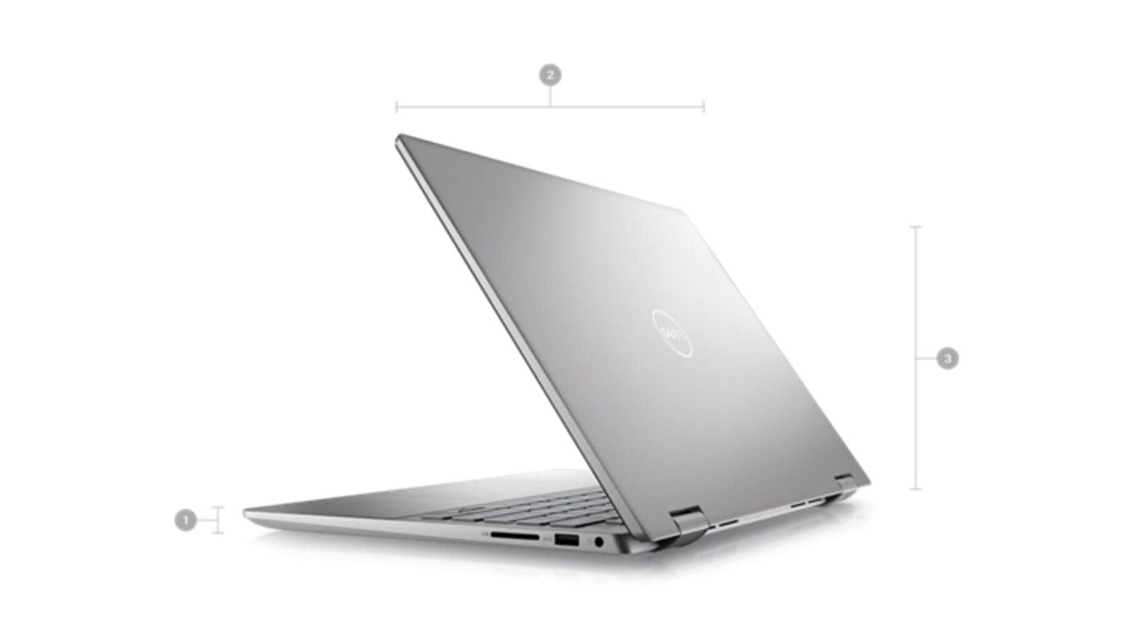 Dell Inspiron 7425 2-in-1 (2022) | 14" FHD+ Touch | Core Ryzen 7-512GB SSD - 16GB RAM | 8 Cores @ 4.5 GHz Win 11 Pro 3